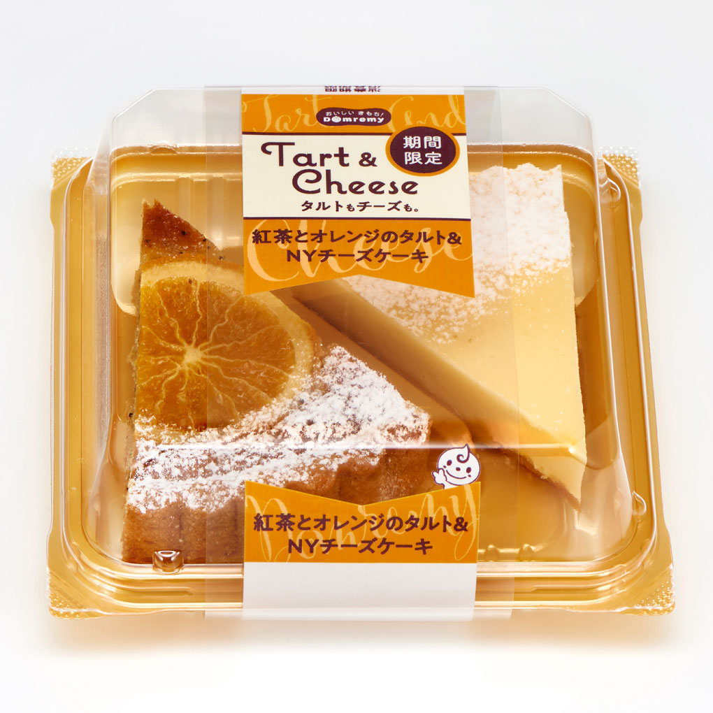 紅茶とオレンジのタルト Nyチーズケーキ おいしいきもち ドンレミー